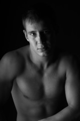 Fototapeta premium A young man.