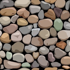 Seamless structure of a decorative stone wall.