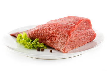 Fresh raw beef