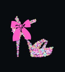 flower shoe