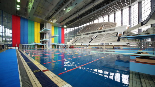 swimming pool at sports complex