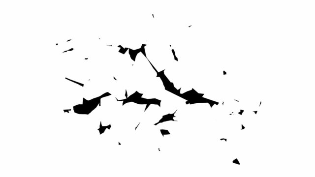 Exploding wall - alpha masked transition