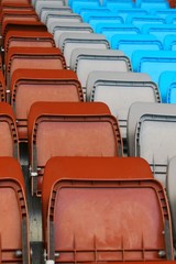 Sitzplätze im Stadion © Andrea Sachs