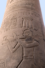 Fototapeta na wymiar Temple do Sobka, boga krokodyla, Kom Ombo w Egipcie