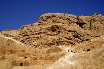 Tomb in the Valley of the Nobles near Luxor in Egypt