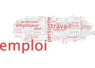 Fototapeta premium emploi