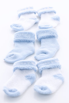 Blue Baby Socks