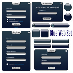Blue Web Set