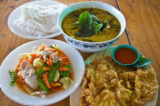 thai food set