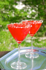 Frozen strawberry daiquiris