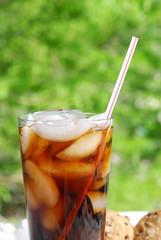 Summer refreshments served outdoors