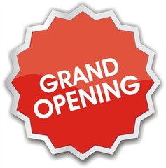 étiquette grand opening