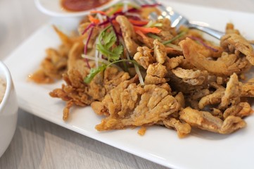 Special mushroom tempura