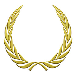 Golden Laurel Wreath