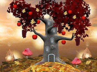 Albero simbolo dell'autunno © EllerslieArt