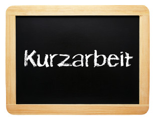 Fototapeta premium Kurzarbeit
