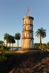 Fototapeta na wymiar Wieża Dreyfusa w Kourou, w Gujanie