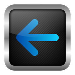 blue icon set - arrow left