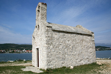 Beautiful small rural church in Croatia