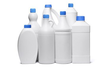 Assorted plastic containers