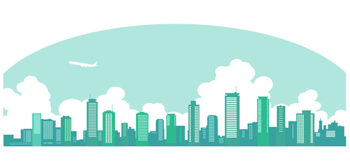 Naklejka premium ビル03