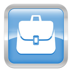pictogramme attaché case serie carré bleu
