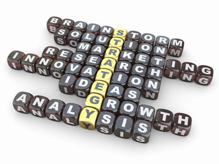Conceptual image of strategy.