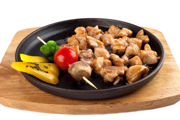 Teriyaki chicken with vegetables