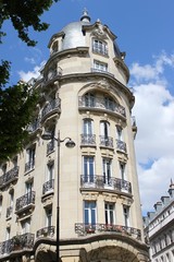 Immeuble du quartier du Luxembourg à Paris