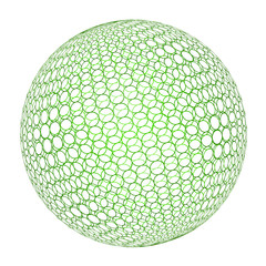 3D Green Ball