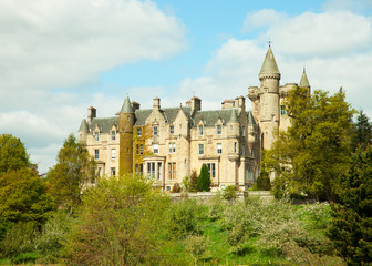 Fototapeta na wymiar Blair Drummond dom w Stirling w Szkocji.