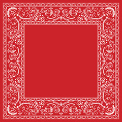 Red bandana design - 32300317
