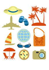 Travel icons