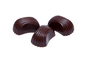 Three chocolate candies