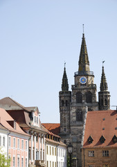 Fototapeta na wymiar Kościół w Ansbach
