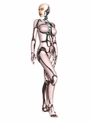 Weiblicher Cyborg