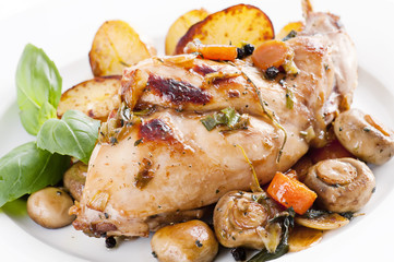 Kaninchenbraten