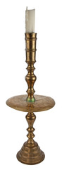 Antique brass candleholder