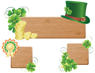 Saint Patrick's day banners