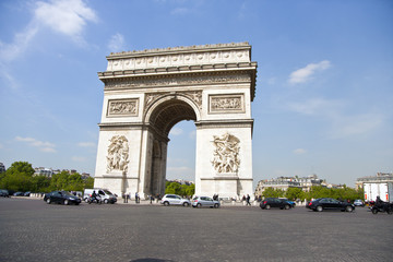 Fototapeta na wymiar arc de triomphe paris triumph