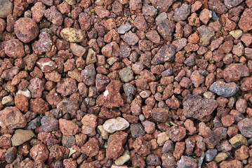 Red gravel