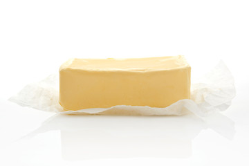 Butter isolated.