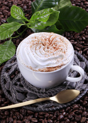 Cup of cappuccino