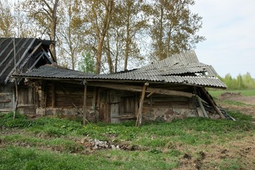 broken old shed