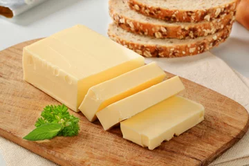 Tableaux ronds sur plexiglas Produits laitiers Fresh butter