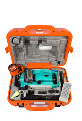 survey equipment in carrying case