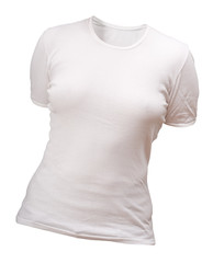 White blank t-shirt