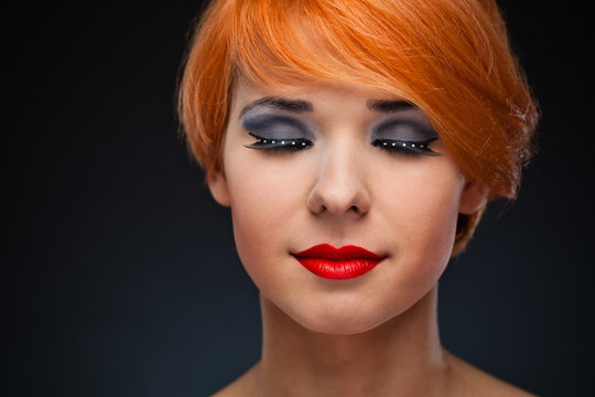 Redhead Girl Portait