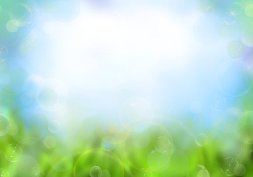 Colorful spring or summer background