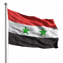 Fototapeta na wymiar Flag of Syria